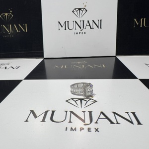 925 Sterling <b>Silver</b> IGI Certified <b>Emerald</b> Cut Diamond Wedding <b>Ring</b> Classic Engagement Fine Party <b>Rings</b> - Product Image 5