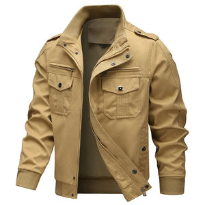 Chaqueta Casual de Mezclilla para Hombre, Cuello Alto, Impermeable, Resistente al Viento, con Múltiples Bolsillos, Parka de Alta Calidad para Invierno - Product Image 1