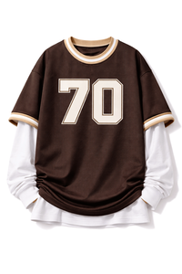 เสื้อยืดสไตล์เสื้อฟุตบอลสำหรับผู้ชาย ผ้าเนื้อบางเบา ระบายอากาศได้ดี ออกแบบมาเพื่อการฝึกซ้อมหนัก การแข่งขัน และกิจกรรมกีฬาต่างๆ - Product Image 6