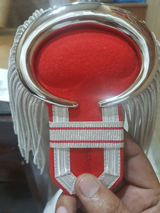 2024 Unisex Adult Custom Handmade Embroidered Metal Eco-Friendly <b>Pin</b> Badges Shoulder Epaulettes for Uniforms-Bolivia Wholesale - Product Image 4