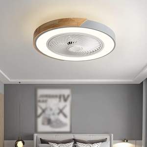 Lámpara <span class=keywords><strong>de</strong></span> techo moderna <span class=keywords><strong>de</strong></span> 21 pulgadas con ventilador LED, nueva decoración para el hogar, cuchillas ABS, candelabro <span class=keywords><strong>de</strong></span> escalera, interruptor <span class=keywords><strong>de</strong></span> Control remoto - Product Image 3