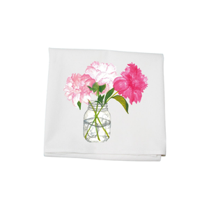 Roses tendance, motif floral, meilleure qualité, 100% coton biologique certifié GOTS, brodé, séchage rapide, carré, lavable en machine, personnalisé - Product Image 1