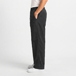 <b>Men</b>’s Custom Baggy Pants Lightweight Loose Fit Wide Leg Summer Casual 100% Nylon Polyester Summer Wide Leg Pants <b>Men</b> - Product Image 3
