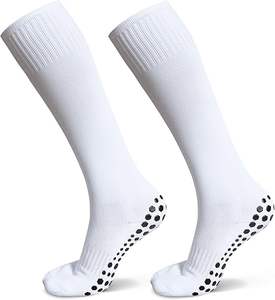 Chaussettes de sport pour adultes en polyester/nylon tricotées sur mesure, écologiques, respirantes, avec grip pour le football, le basketball et plus encore, antidérapantes - Product Image 4