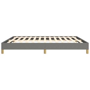 Base de Cama Queen Tapizada en Tela Gris Oscuro, Madera Contrachapada y Madera Sintética, Duradera y Elegante - Product Image 6