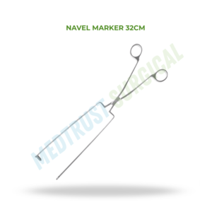 Marqueur de nombril 32 cm, instrument de marquage chirurgical en acier inoxydable, outil de chirurgie plastique pour abdominoplastie - Product Image 2