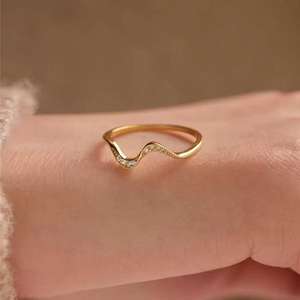 Anillos de Plata 925 con Circonita Minimalistas y Modernos al por Mayor, Anillos de Compromiso, Boda y Aniversario para Mujer, con Banda Trenzada - Product Image 3