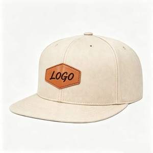 Casquette Snapback personnalisée avec logo, visière plate, patch en cuir, vente en gros, casquette de baseball structurée à 6 panneaux réglable - Product Image 4