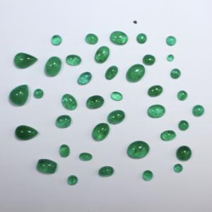 Esmeralda Natural Swat Ovalada/en Forma de Pera, Cabujón, Gema Suelta de Alta Calidad, Verde, para Joyería, PANJSHIR GEMS INTERATIONAL - Product Image 2
