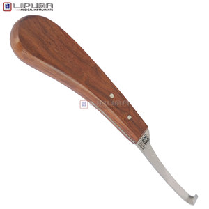 Cuchillo para Pezuñas de Caballos LIPUMA EDGELINE, Herramienta de Herrador, Hoja Estrecha de 22 cm, Acero Inoxidable Quirúrgico Veterinario, Cortador para Recortar Pezuñas de Caballos - Product Image 2