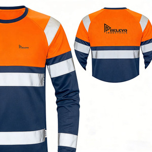 เสื้อกั๊กนิรภัยสะท้อนแสงแบบใหม่ 180 GSM โพลีเอสเตอร์ PU สำหรับงานถนน ราคาประหยัด - Product Image 6