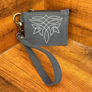 Porte-monnaie en cuir suédé véritable Porte-monnaie Boot Stich Porte-monnaie Petite nouveauté à la mode Offre Spéciale Bracelet Porte-monnaie unisexe - Product Image 2