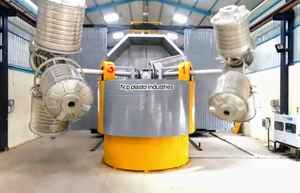 Machine de moulage par rotation verticale automatique pour la fabrication de réservoirs d'eau, machines pour les industries - Product Image 5