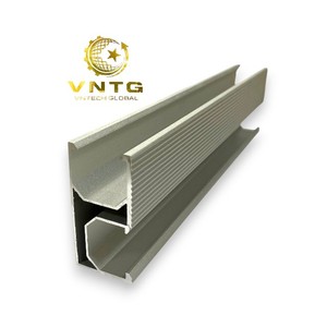 รางยึดแผงโซลาร์เซลล์ VNTECH GLOBAL คุณภาพสูง ขนาด 26x50 มม. ผลิตจากอะลูมิเนียมอโนไดซ์ AL6005-T6 สำหรับระบบติดตั้งบนหลังคา - Product Image 2