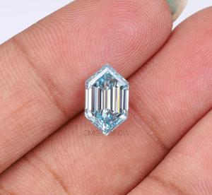 OM GEMS 1.75สีฟ้าแฟนซี CT HPHT CVD เพชรที่ปลูกในห้องปฏิบัติการที่มีจริยธรรมตัดเพชร Def VVS igi/ เพชรหลวมที่ผ่านการรับรองสำหรับเครื่องประดับ - Product Image 4