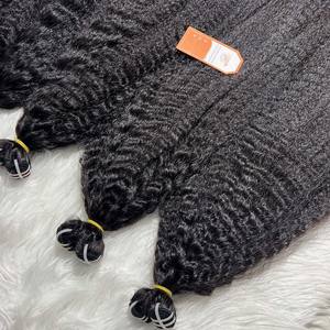 Piano Color Straight Kinky <b>Hair</b> Bundles Vietnamese <b>Hair</b> Raw Human <b>Hair</b> Extensions Cheap Factory Price - Product Image 5