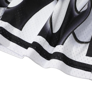 Men Breathable Lightweight Double <b>Layer</b> Premium Basketball Mesh Shorts Custom Unisex Elastic Waist Quick Dry 100% Polyester - Product Image 5