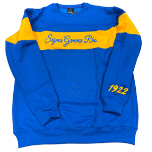 Sigma Gamma Rho Sorority Broderie Femmes Sweat Ras Du Cou | SGRho Sorority Brodé Dames Style Personnalisé Crewneck - Product Image 4
