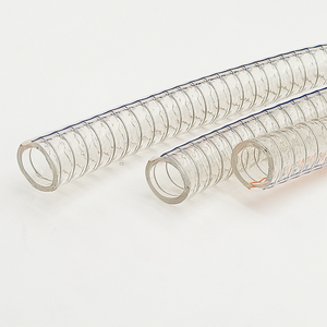 Tuyau d'aspiration Indoflex en PVC renforcé de fil d'acier, 19 mm ID x 25 mm OD, tuyau flexible en PVC de qualité alimentaire Thunder Hose - Product Image 1