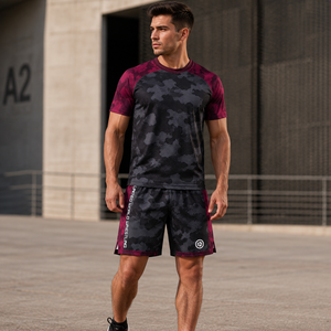 Ensemble d'uniformes de lutte personnalisés, sublimation, maillot et short de combat, vêtements de sport pour entraînement MMA et grappling, fabricant OEM sous marque privée - Product Image 3