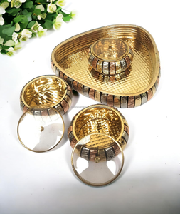 Cuencos para servir de tamaño mediano de latón macizo hechos a mano con bandeja de buena calidad artes decorativas para el hogar cuencos para nueces - Product Image 4