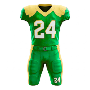 Camisetas de Fútbol Americano Personalizadas de Fábrica OEM para Adultos, 100% Poliéster, Secado Rápido, Transpirables, Uniformes Personalizados Sublimados al por Mayor - Product Image 5