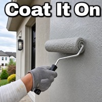 Revêtement Imperméable Acrylique Polymère à Base d'Eau à Faible Odeur (VOC) Écologique pour EIFS Dryvit 1K Isolation Murale Extérieure