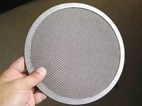 Filter Disc Tenun Mikron SS 304 Tahan Lama 5-300 Mikron 9.5mm Rating Filter 30m Panjang untuk Paket Saringan Ekstruder Multi-Layer