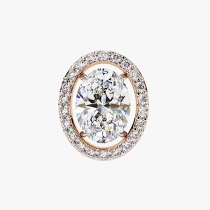 Moissanite Diamond Stud <b>Earrings</b> with Screw <b>Back</b> Certified Round, Oval Cut Iced Out Cute Luxury <b>Earrings</b> Set for Women's - Product Image 3