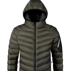 Wholesale Custom Men's Stand Collar Winter <b>Waterproof</b> <b>Padded</b> Bubble <b>Jacket</b> Men Puffer <b>Jacket</b> Plus Sized Stylish Style Fashion - Product Image 2