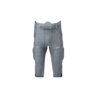 Custom American Football Uniform Green Gray 23 Sublimated Jersey Shorts Men's <b>Athletic</b> Wear Moisture Wicking Mesh Fabric - Product Image 6