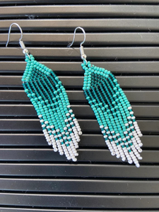 Pendientes Colgantes con Cuentas, Joyería Boho con Cuentas de Colores Degradados para Mujer, Moda y Uso Diario, por MD HANDICRAFTS - Product Image 6