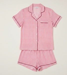 Conjunto de Pijama de Algodón Estampado a Mano con Mangas Largas y Diseño Floral, Ropa de Dormir Suave y Lisa para Mujer, Ropa de Dormir de Verano con Ribete Blanco Estilo Boho - Product Image 3