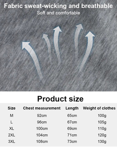 Camisetas sin mangas personalizadas de talla grande para hombre, 100% poliéster, cuello en V, lisas, con espalda en Y, para gimnasio, correr, deportes, transpirables, de punto, al por mayor - Product Image 4