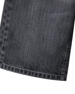 Pantalones Cortos de Mezclilla Negros Lavados Personalizados para Hombre, Pantalones Cortos de Jean Clásicos de Corte Regular, Ropa Casual de Verano con Cierre de Botones, Fabricante Personalizado - Product Image 6