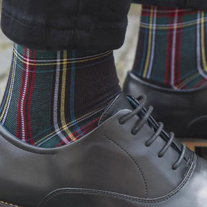 Stewart Modern Tartan <b>Socks</b> - Bold, Classic, Scottish Highland Design Style <b>Sock</b> Custom Wholesale 2026 - Product Image 3