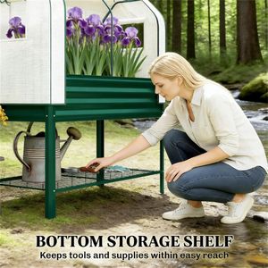 Elevated Garden Bed Greenhouse for Planting Green Garden Greenhouses & Rooms - Product Image 4