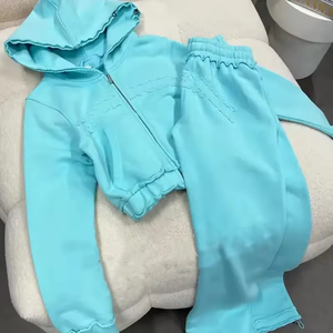 Conjunto Deportivo de 2 Piezas para Mujer con Logotipo Personalizado de Alta Calidad, Sudadera con Capucha, Chándal Informal para Mujer - Product Image 6