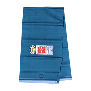 Lungi Sarong de Algodón y Poliéster Azul Liso con Estampado Digital al por Mayor para Hombre, Cómodo, Tradicional, para Todas las Estaciones, Bangladesh - Product Image 1