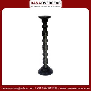 Bougeoir en bois décoratif d'aspect moderne sculpté à la main bougeoir en bois pour la décoration de la maison de fournisseur de confiance - Product Image 6