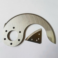 Lame de coupe à arc GW HSS en acier inoxydable, couteau industriel CNC HRC 56-65 durable pour machine d'emballage de bord, roulement d'engrenage