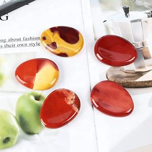 ムーカイトジャスパークリスタルサム心配石ジェムストーンペンダントハートヒーリングパターン瑪瑙クォーツ不安瞑想レイキチャクラ - Product Image 4