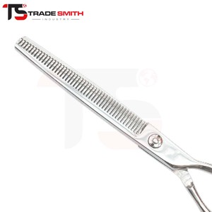 Ciseaux à effiler classiques TSI Barber pour une coupe lisse, ciseaux de coiffure pour la création de textures, la superposition et la mise en forme des cheveux en salon - Product Image 4