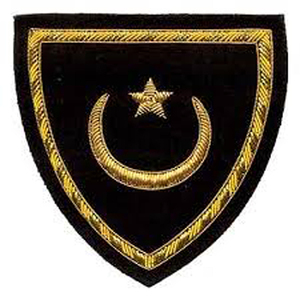 Handmade Embroidered Custom Made Bullion Wire Royal <b>Crown</b> Patches 3D Embroidery Golden &<b>Silver</b> Fashion Badges For Uniform - Product Image 2