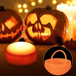 Luci LED a Forma di Zucca per Halloween con Telecomando, Effetto Sfarfallio, Timer, Funzionamento a Batteria, Dimmerabili - Product Image 2