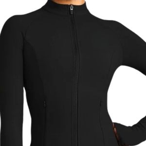 Women's Custom <b>Reflective</b> <b>Jacket</b> Lightweight Athletic Outerwear Full Zip Wind Resistant Sportswear for <b>Running</b> Gym Training - Product Image 5