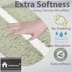 Tapis de bain en microfibre personnalisé FMT, best-seller, taille et design sur mesure, antidérapant, tapis de bain « Get Naked » - Product Image 2