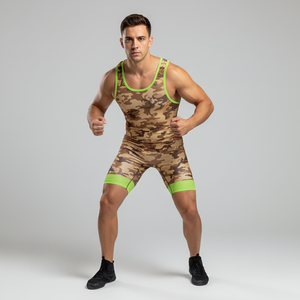 Unisex customized singlet men High Quality Sublimated <b>Cheap</b> Wholesale Weightlifting Suit Wrestling Singlet - Product Image 1
