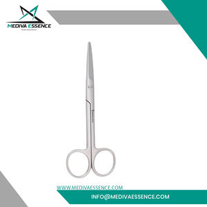 Ciseaux manuels en acier inoxydable médical pour la coupe des tissus mous, design droit, certifiés CE, utilisation hospitalière, instrument SurgiRight - Product Image 6