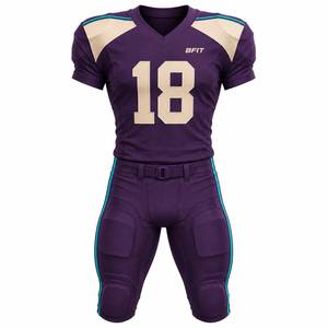 Premium Custom American Football Jersey and <b>Pants</b> Set for Men’s Teams <b>Padded</b> Breathable Fitted Men's Uniform - Product Image 1
